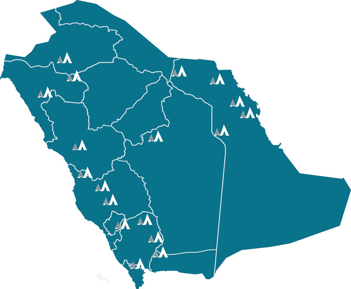 خريطة توضيحية لمجتمعاتنا